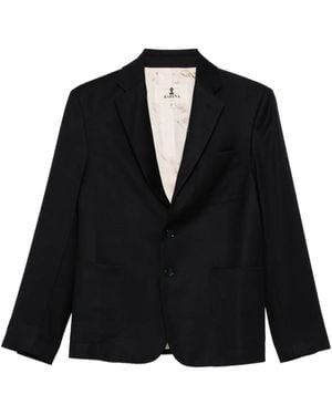 Barena Jacke mit Knopfverschluss - Schwarz