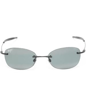 Maui Jim Lunettes De Soleil À Monture Ovale - Black