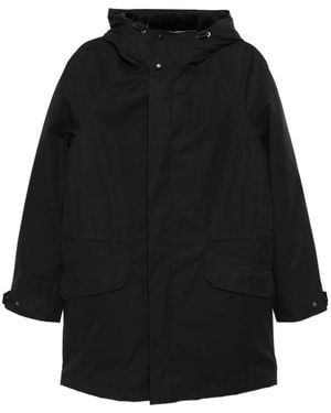 Yves Salomon Melange Parka - Black