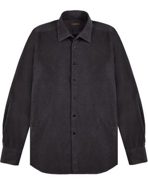 Glanshirt Corduroy Button Shirt - Blue