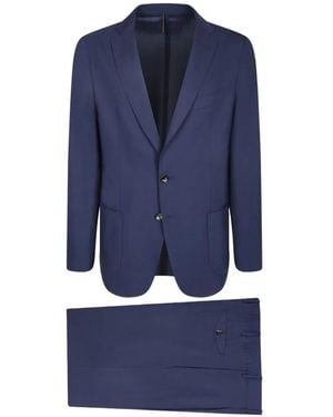 Dell'Oglio Single-Breasted Suit - Blue