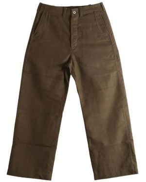 TAIGA TAKAHASHI Engineer Wide-Leg Trousers - Grey