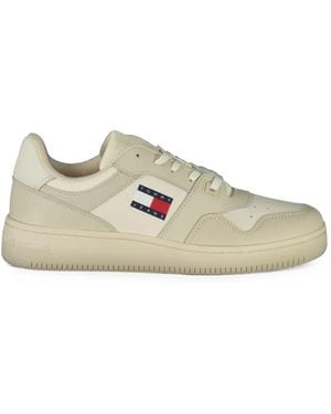 Tommy Hilfiger Logo-Patch Paneled Sneakers - White