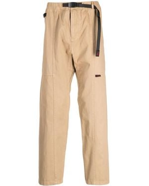 Gramicci Belted Straight-Leg Trousers - Natural
