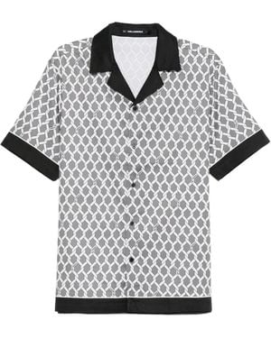 KARL LAGERFELD Aop Sslv Shirt - Grey