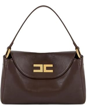 Elisabetta Franchi Small Avenue Bag - Brown