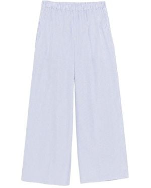 Aspesi Striped Trousers - White