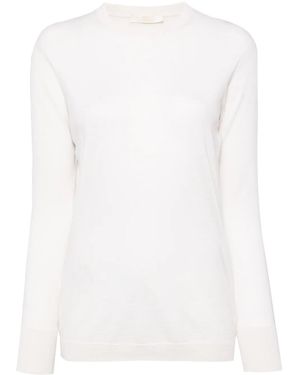 Fedeli Fein Gestrickter Argentina Pullover - Weiß