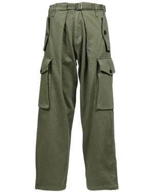 Loewe Straight-Leg Cargo Pants - Green