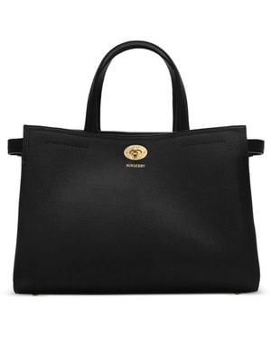 Burberry Small Cotswolds Check Tote - Black