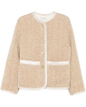 forte_forte Tweed Jacket - Natural