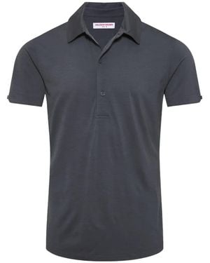 Orlebar Brown Sebastian Lux Merino Polo Shirt - Blue