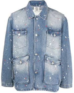 BBCICECREAM Jungle Fatigue Denim Jacket - Blue