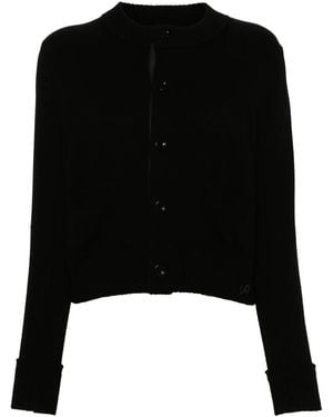 Sacai Cardigan Aus Wolle - Schwarz