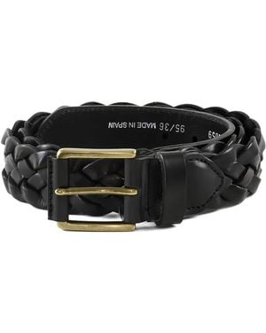 LOJA DAS MEIAS Braided Buckle Belt - Black