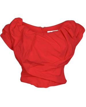 Paris Georgia Basics Rio Ruched Top - Red