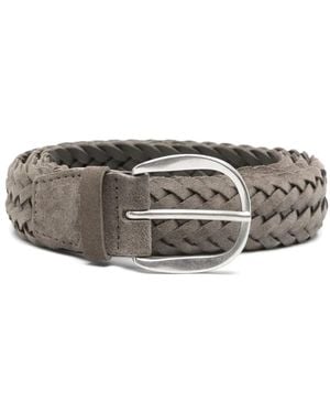Orciani Suede Plot Belt - Grey