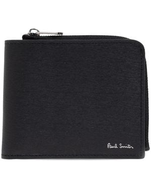 Paul Smith Zip Card Holder - Nero