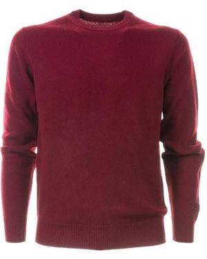 Mc2 Saint Barth Pullover mit Rundhalsausschnitt - Rot
