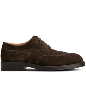 Tod's スエード ダービーシューズ - ブラウン