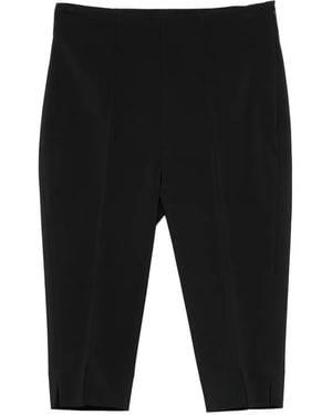 Rohe Seam-Detail Cropped Pants - Black
