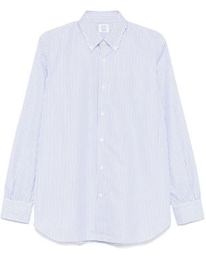 Mazzarelli Striped Shirt - White