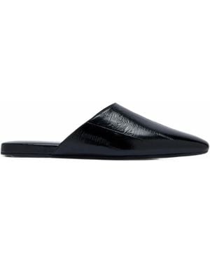 Neous Nusakan Eel Skin Mules - Black