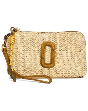 Marc Jacobs The Wristlet Woven Clutch Bag - Natural
