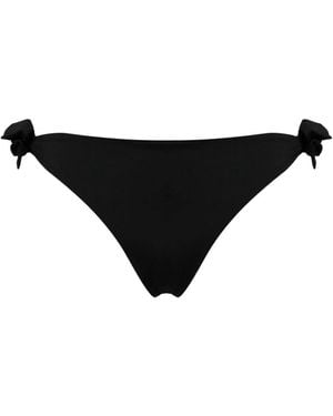 Emporio Armani サイドタイ ビキニボトム - ブラック