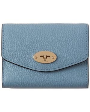 Mulberry Darley Concertina Leather Wallet - Blue