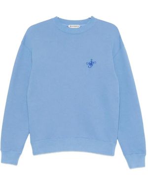 JW Anderson Ribbon Anchor Sweatshirt - Blue