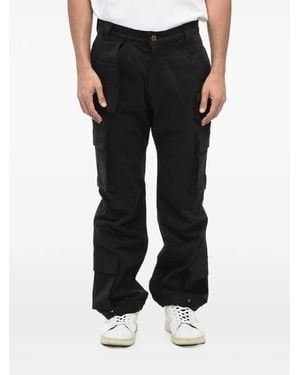 Cultura Multi-Pocket Cargo Trousers - Black