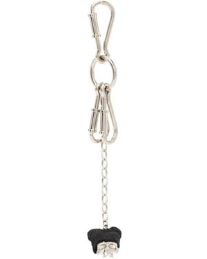 Undercover Triple-Buckle Keyring - White