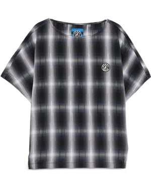 SPORT b. by agnès b. Logo-Patch Top - Blue
