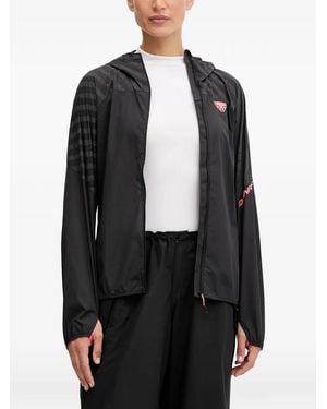 Dynafit Trail Reflective Wind Hooded Lightweight Jacket - Black
