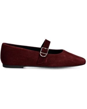 Vagabond Shoemakers Jolin Suede Ballet Flats - Red