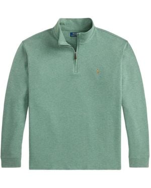 Polo Ralph Lauren Estate-Rib Quarter-Zip Jumper - Green