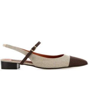 CAREL PARIS Zapatos De Tacón Oceano Con Tira Trasera - Blanco
