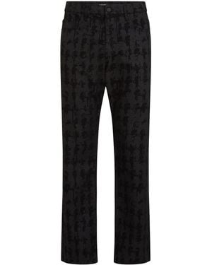 Karl Lagerfeld Kameo Straight-Leg Jeans - Black