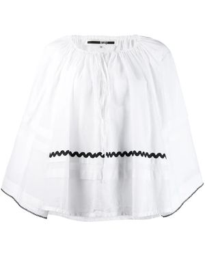 McQ Swallow Tie Neck Detail - White