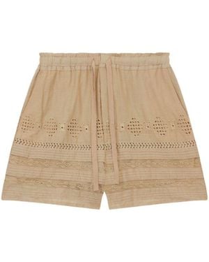 Isabel Marant Damina Shorts - Natural