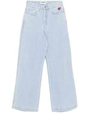 Chocoolate Wide-Leg Jeans - Blue