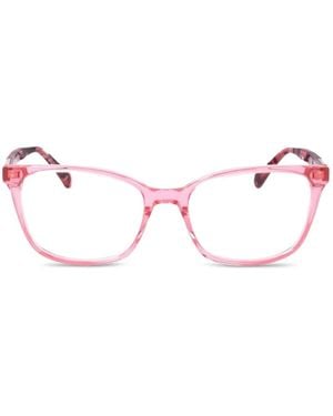 Kate Spade Davina Square-Frame Glasses - Pink