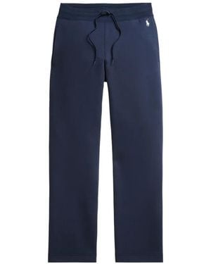 Polo Ralph Lauren Logo-Embroidered Drawstring Track Trousers - Blue