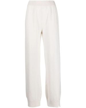 Barrie Tapered-Leg Cashmere Trousers - White