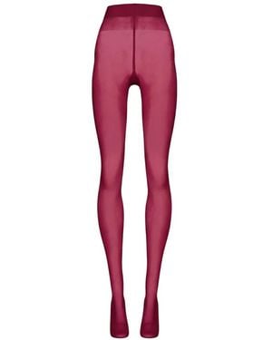 Wolford Satin Touch 20 Tights - Red
