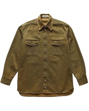 NAMACHEKO Hank Denim Shirt - Green