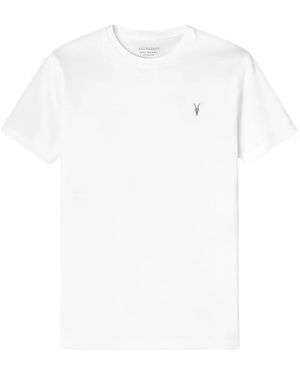 AllSaints Ramskull-Embroidered T-Shirt - White