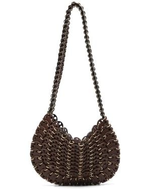 Rabanne Schultertasche Mit Chainmail-Effekt - Braun