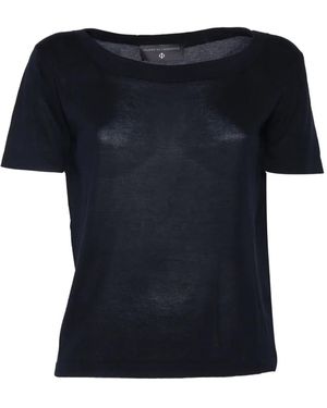 FILIPPO DE LAURENTIIS Camiseta con cuello redondo - Negro